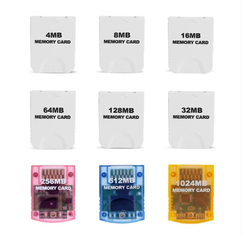Memory Card Case - NGC GameCube Konsolu için 4/16/32/128MB Oyun