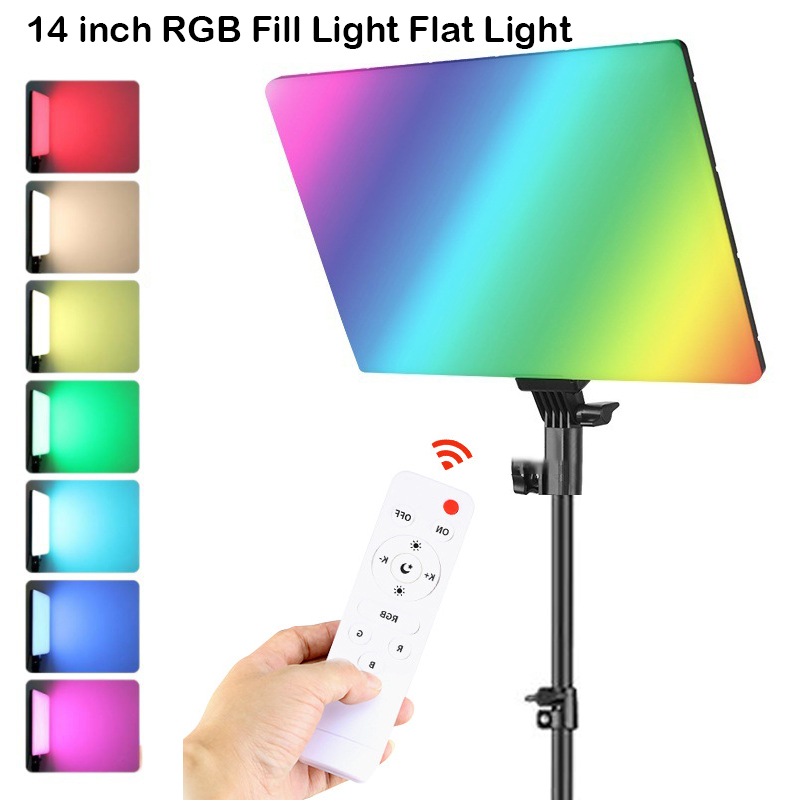 Video Led Light Panel - RGB 14 ''LED Video Işığı Uzaktan