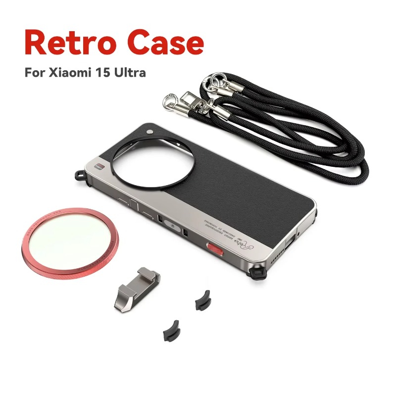 Xiaomi Photography Kit 15 Ultra - Fotorgear-Retro Klasik Telefon Kılıfı, Xiaomi 15