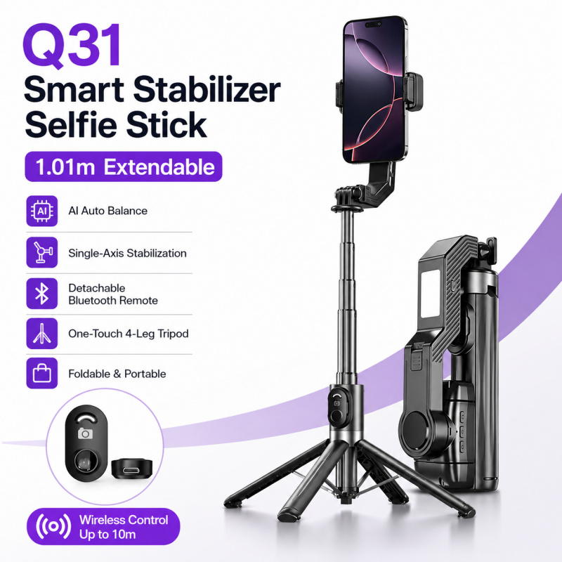 Photography Blog - Tek Eksenli Telefon Gimbal Sabitleyici, Sarsıntı
