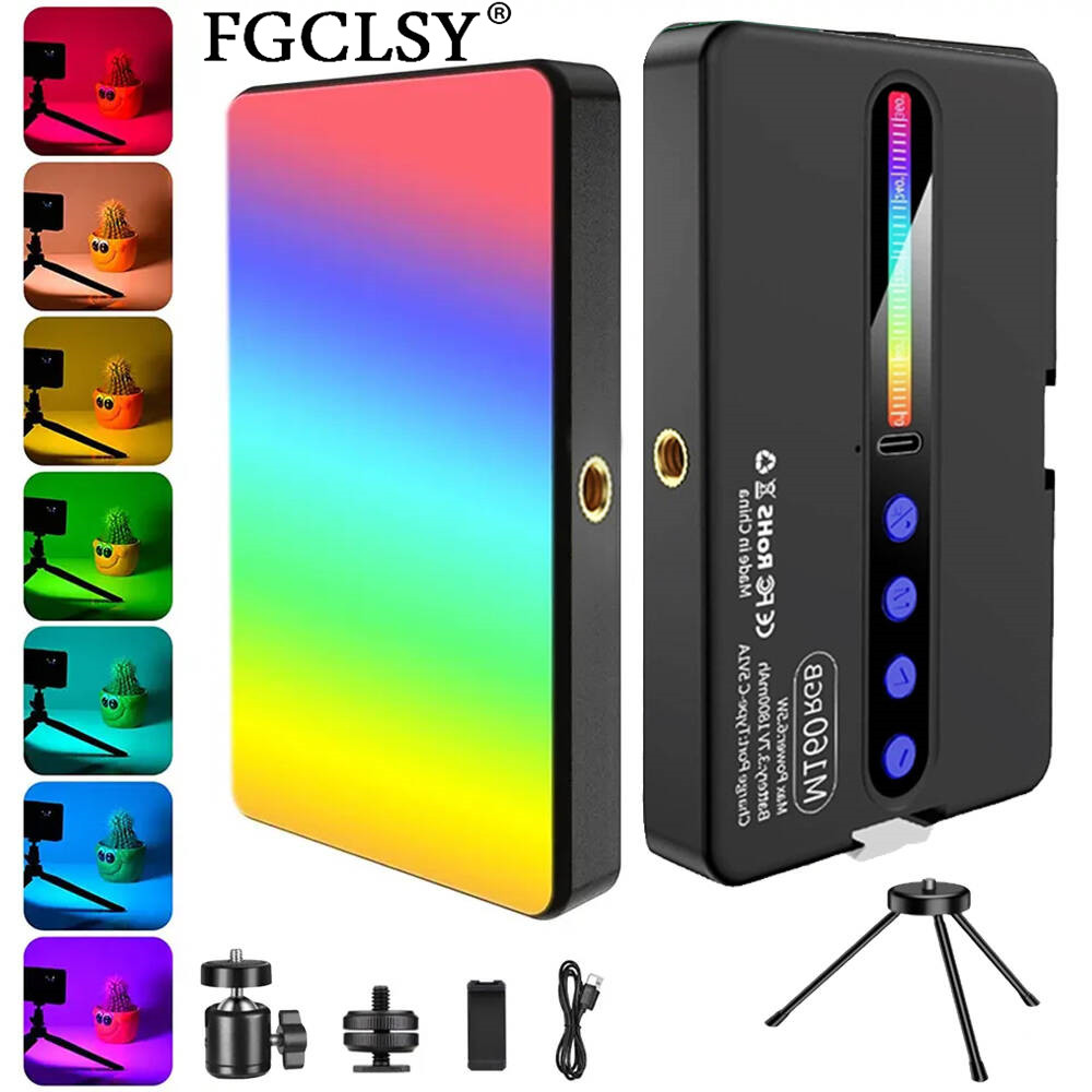 Video Led Light Panel - LED RGB Kamera Işığı Tam Renkli