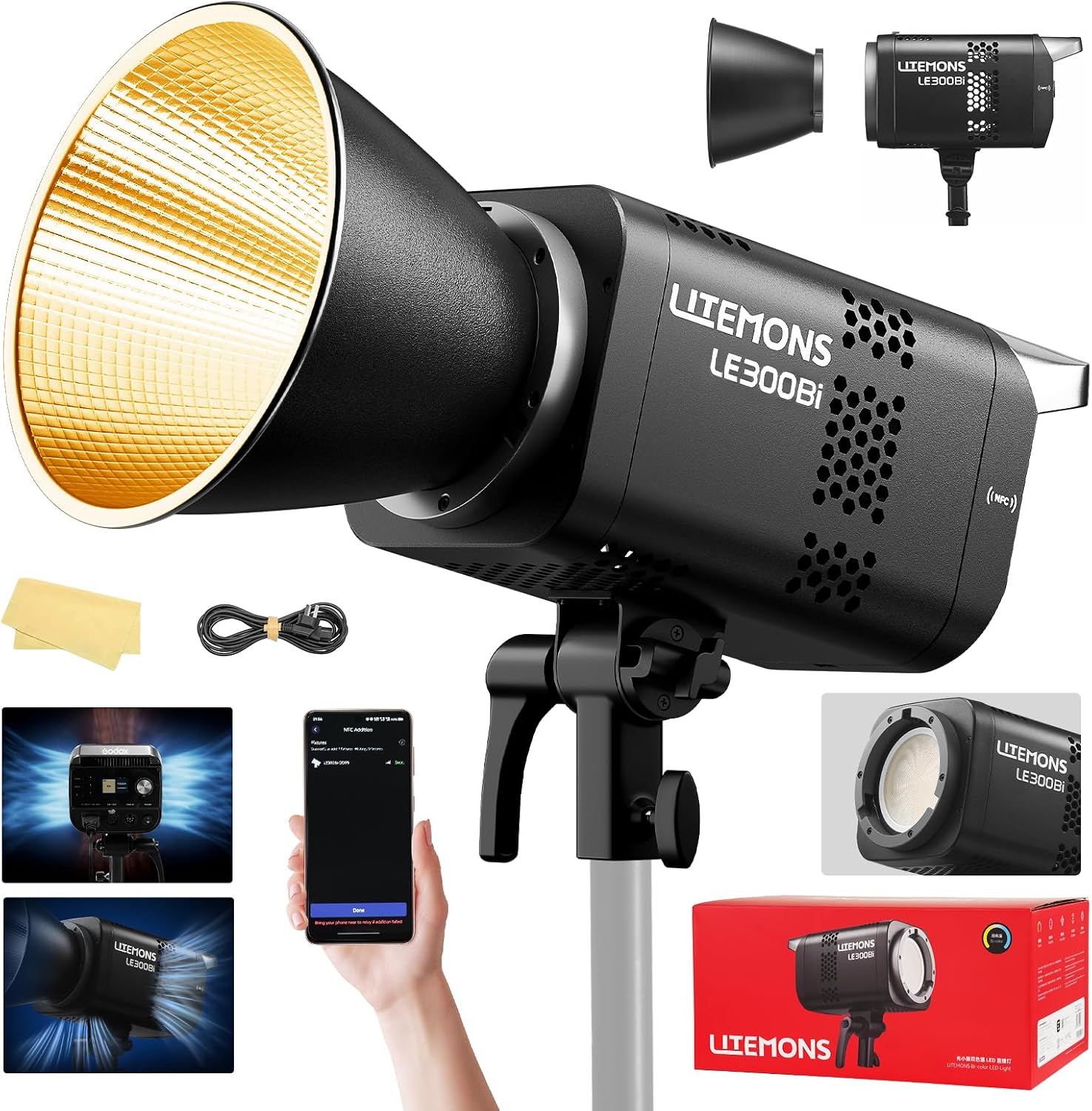 Video Led Light Panel - RGB LED Video Aydınlatma Kiti, 3'lü