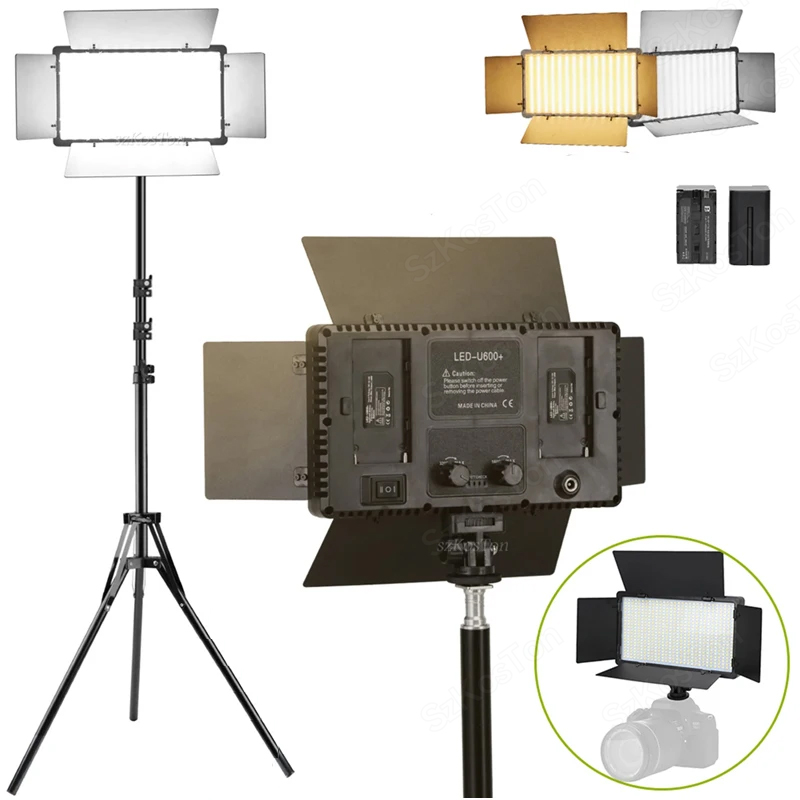 Video Led Light Panel - U800 U600 LED fotoğraf stüdyosu Video