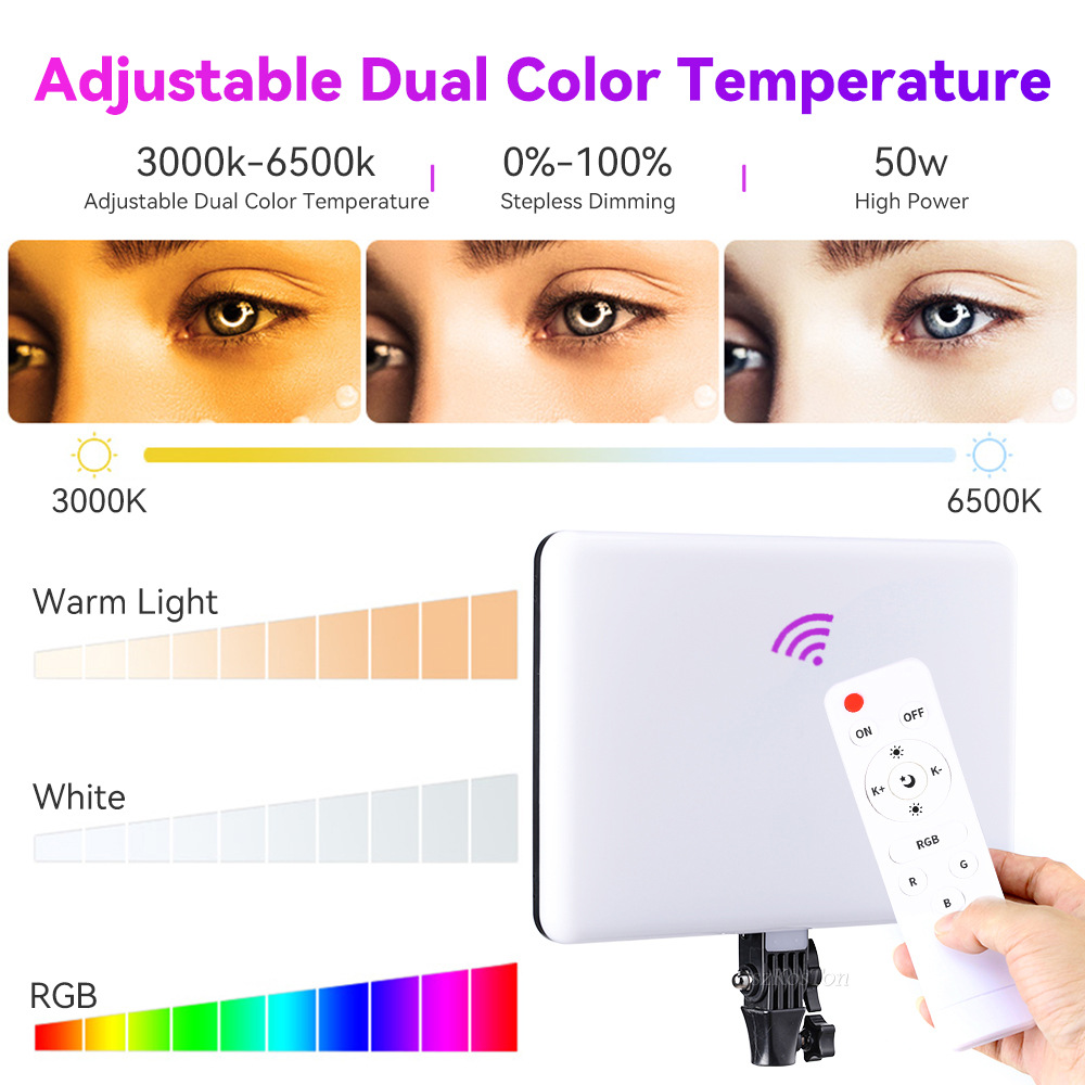 RGB 14 ''LED Video Işığı Uzakt - Video Led Light Panel incelemesi ve fiyatı