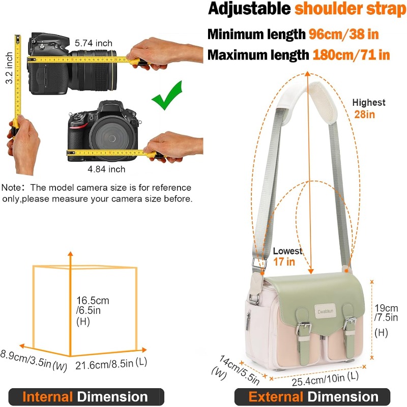 Japon Tarzı Renk Bloklu Tek Om - Camera Bag Waterproof incelemesi ve fiyatı