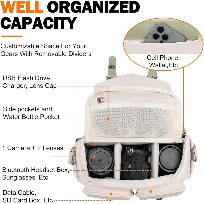 Japon Tarzı Renk Bloklu Tek Om - Camera Bag Waterproof incelemesi ve fiyatı