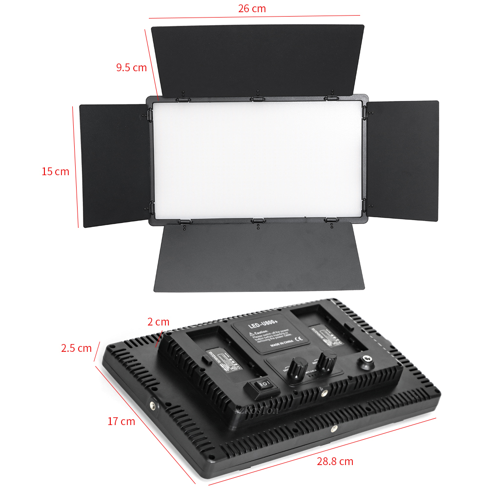 U800 LED fotoğraf stüdyo ışığı - Video Led Light Panel incelemesi ve fiyatı