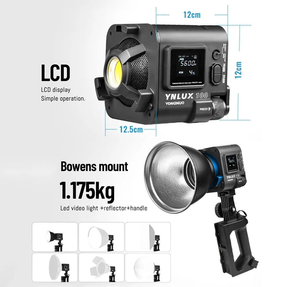 YONGNUO YNLUX100 100W 3200K-56 - Photography Videos incelemesi ve fiyatı