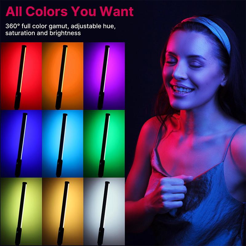 Ulanzi VL119 El RGB Renkli Çub - Video Led Light Panel incelemesi ve fiyatı