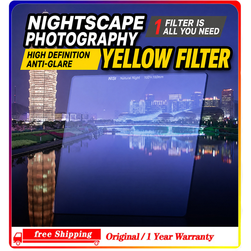 NiSi Kare Doğal Gece Filtresi  - Photography Yellow Light incelemesi ve fiyatı