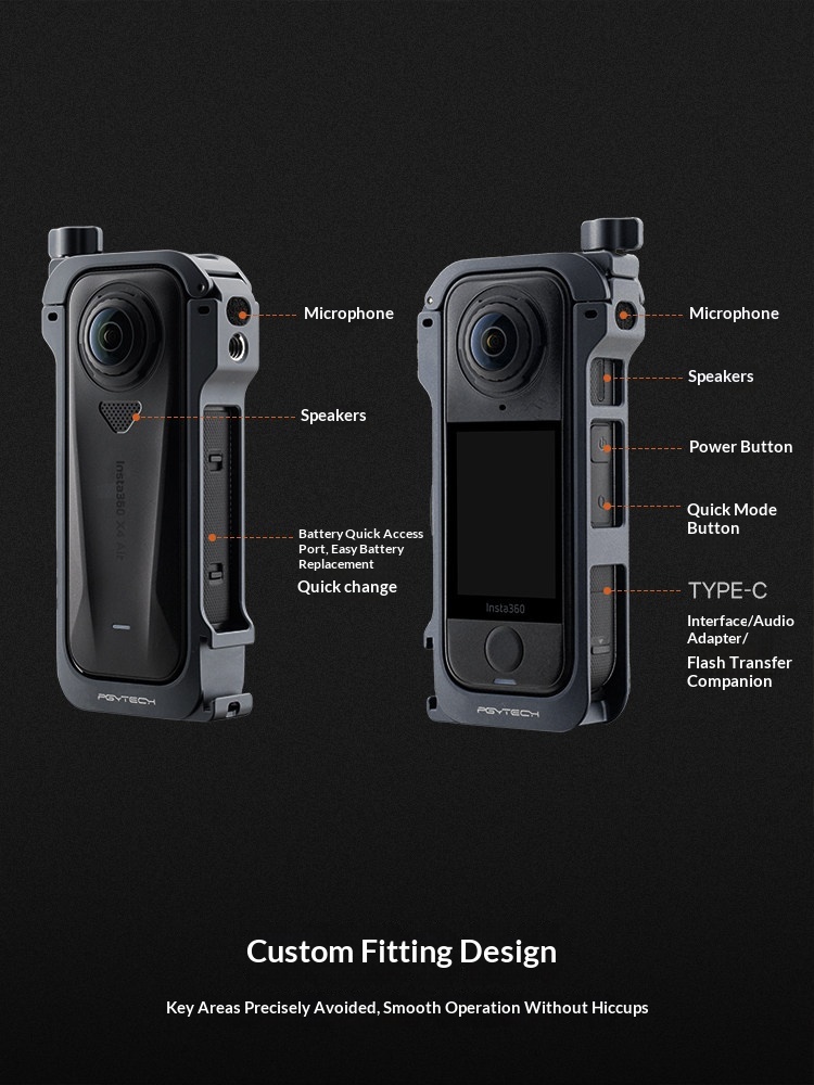 Insta360 X4 için PGYTECH Kamer - Insta360 Camera X4 incelemesi ve fiyatı