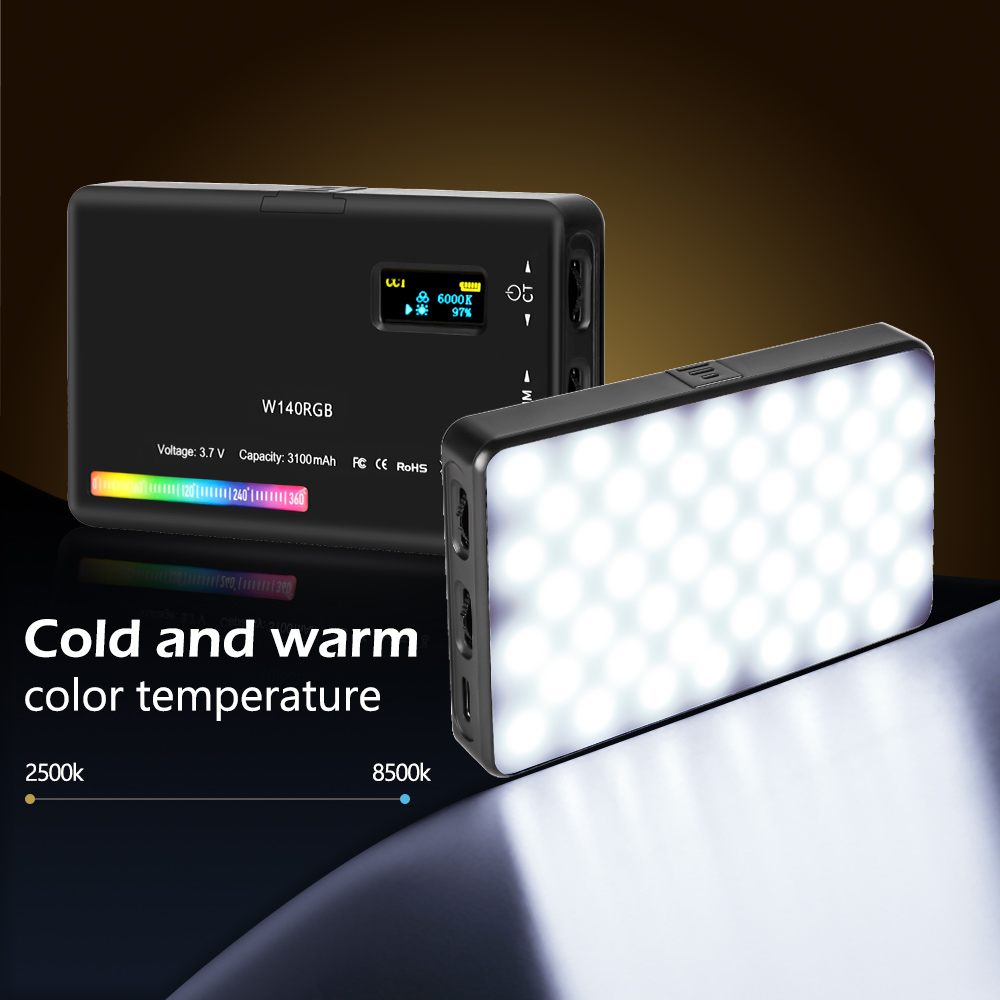 SH W140 LED RGB Video Işığı 0- - Video Led Light Panel incelemesi ve fiyatı