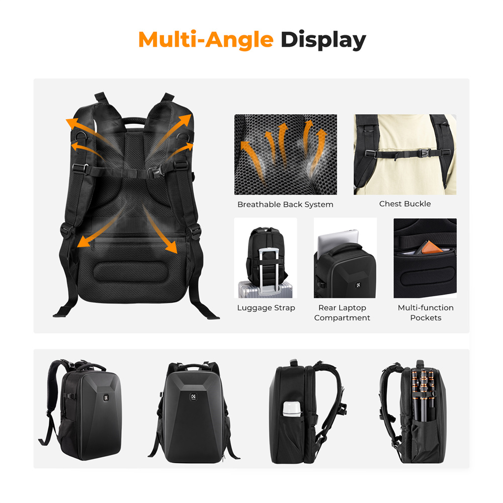 K&F CONCEPT Geniş Kapasiteli K - Camera Bag Waterproof incelemesi ve fiyatı