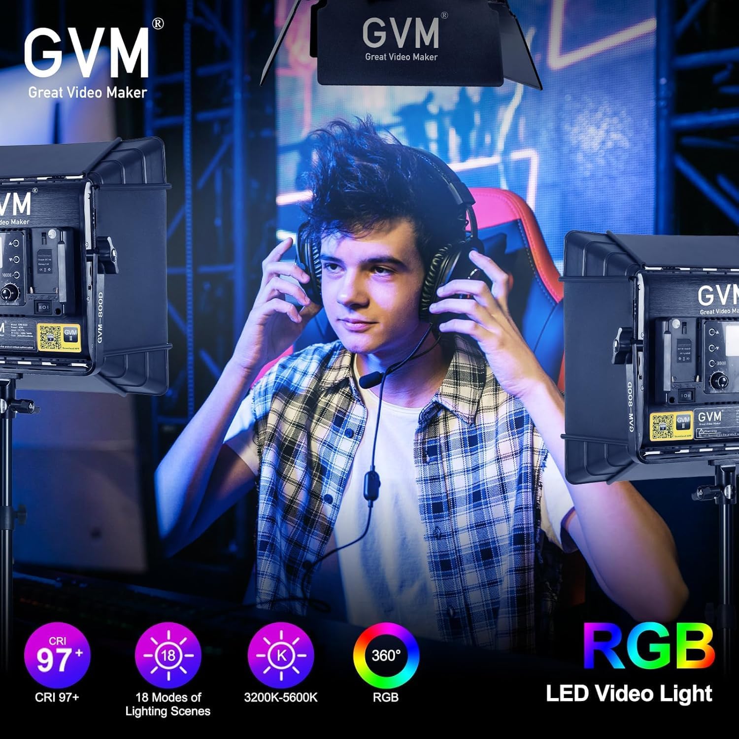 RGB LED Video Aydınlatma Kiti, - Video Led Light Panel incelemesi ve fiyatı