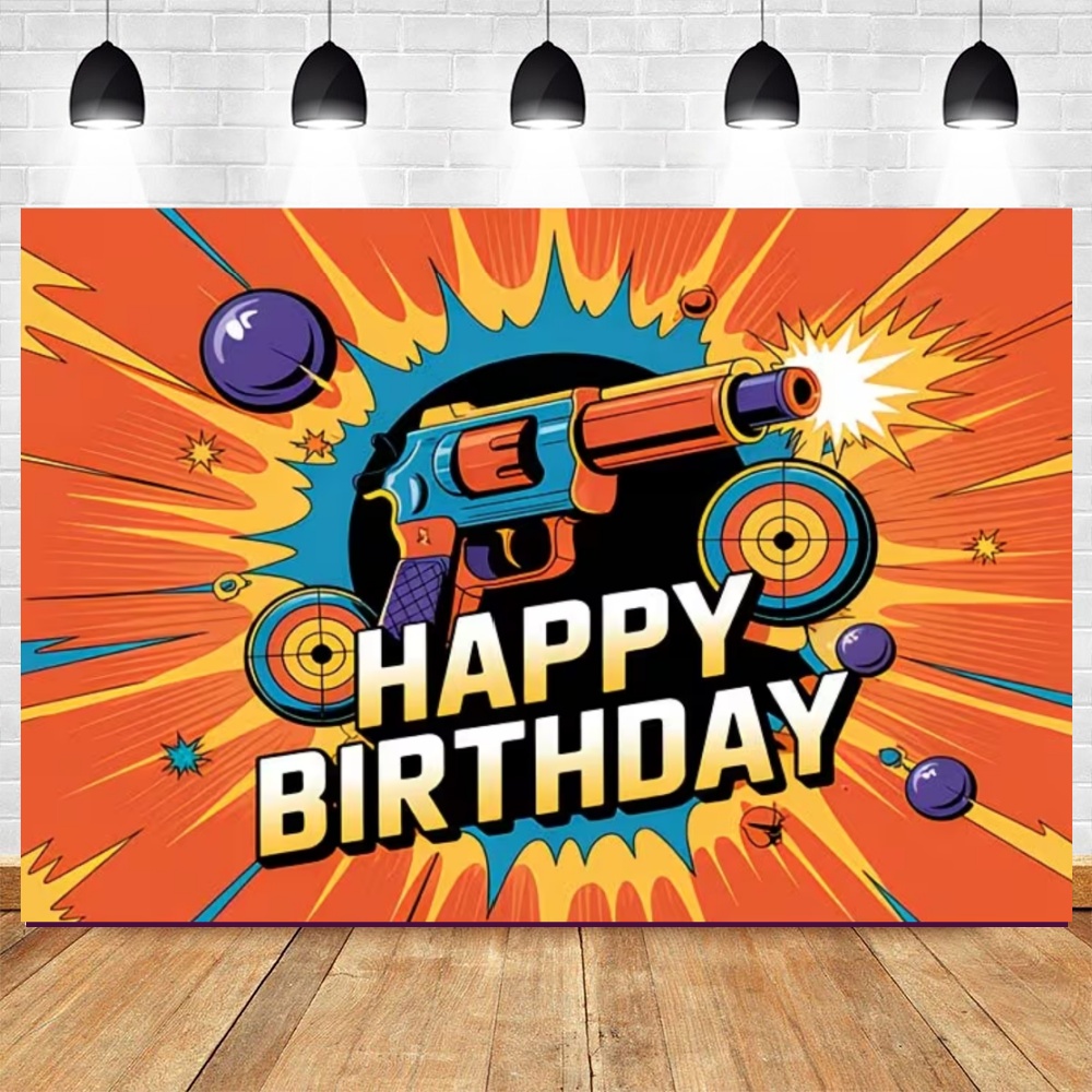 Nerf Gun Tema Doğum Günü Parti - Photography Competition incelemesi ve fiyatı