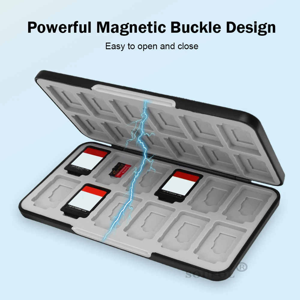 24 in 1 için sevimli manyetik  - Memory Card Case incelemesi ve fiyatı
