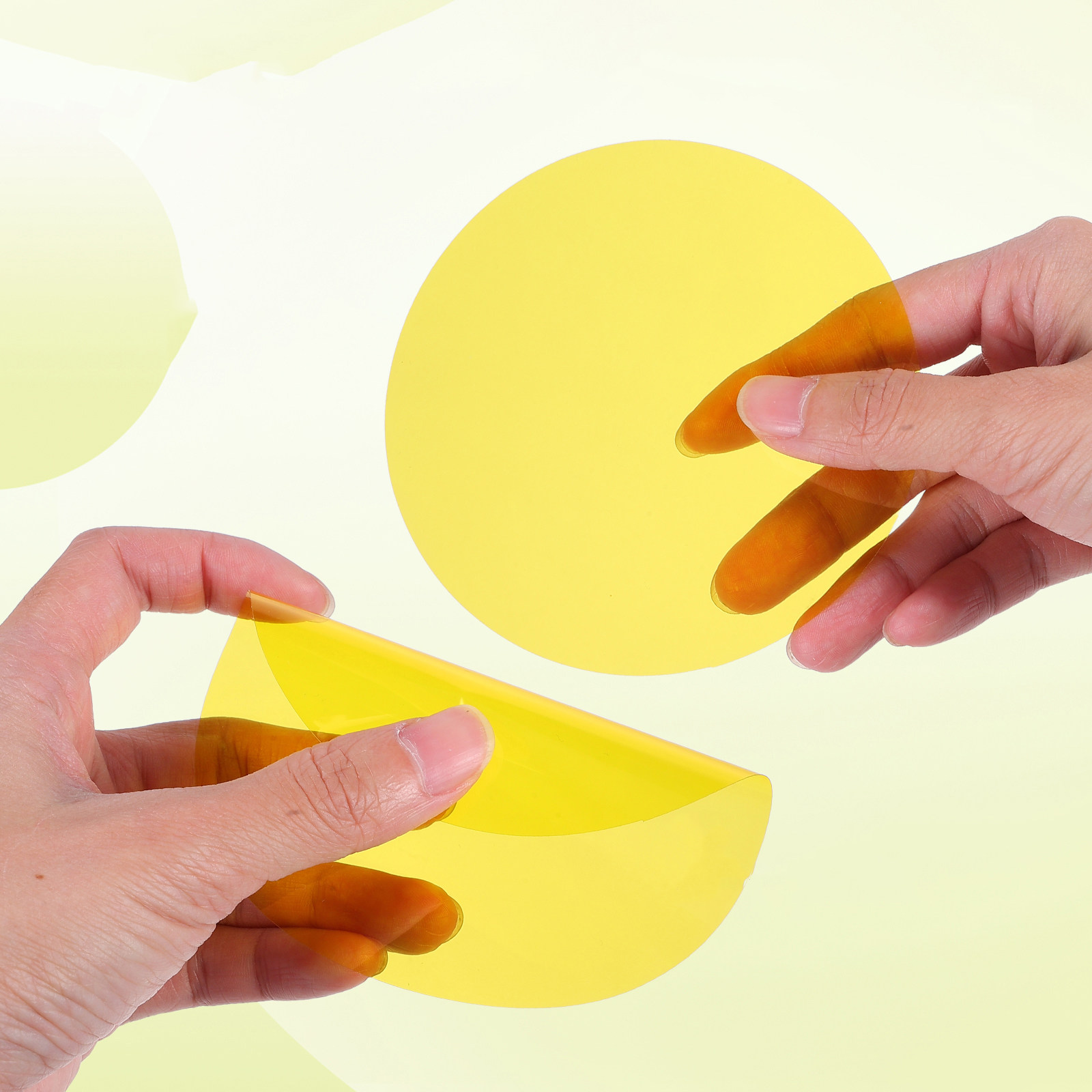 5 Adet Renkli Jel Filtre, Foto - Photography Yellow Light incelemesi ve fiyatı
